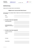 Beitrittserklärung Genossenschaft ES